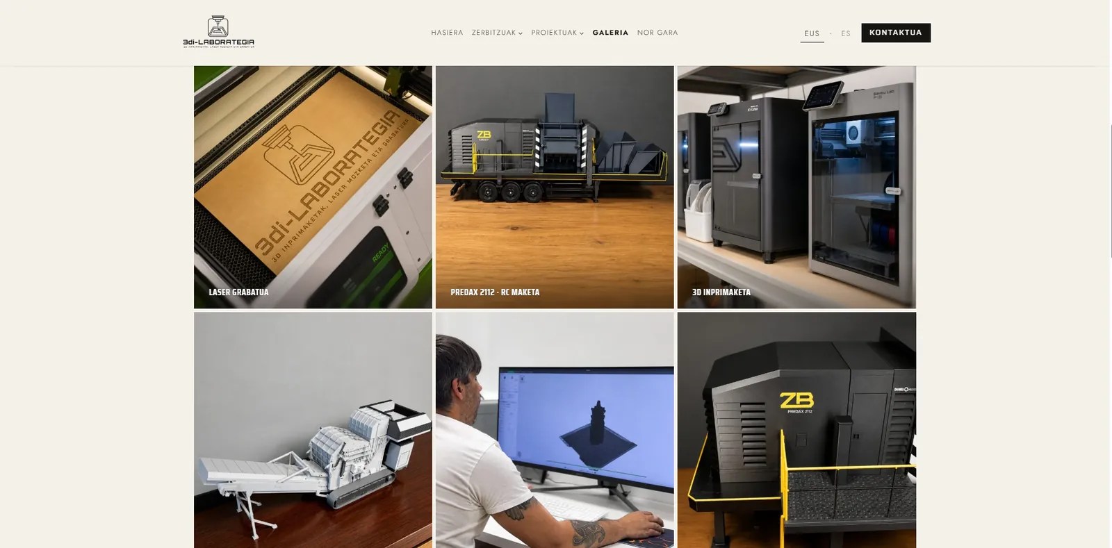 Galería de trabajos del taller